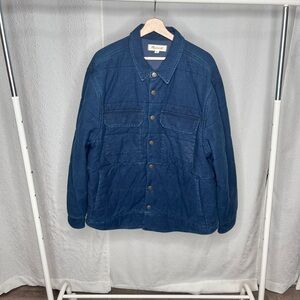 Men's Madewell denim puffer jacket XL